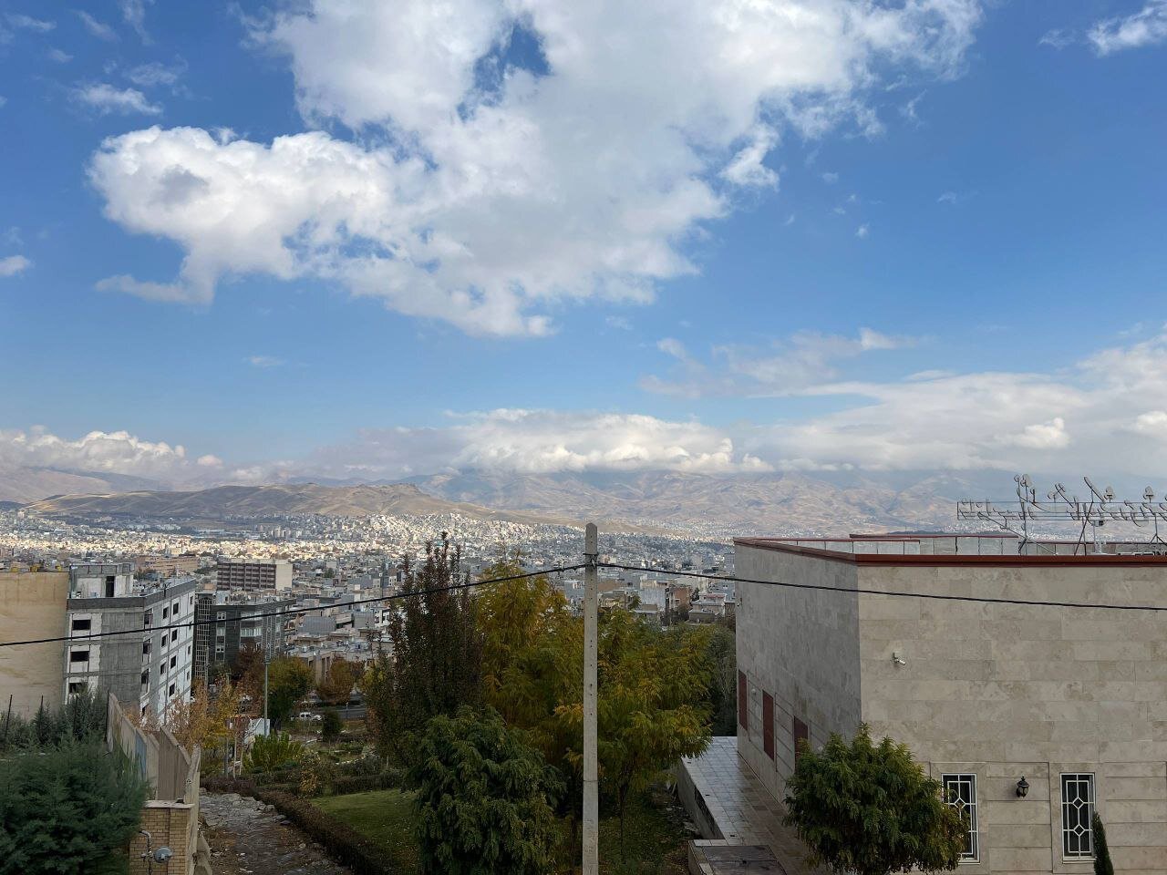 آسمان این شهر کشورمان کارت پستالی شد | تصاویر