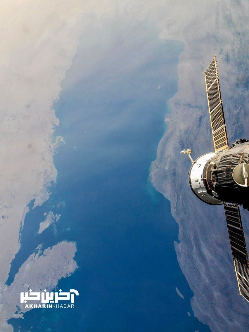 خلیج فارس و تنگه هرمز از ایستگاه بین المللی فضایی | تصاویر