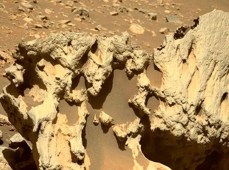 سنگی با ترکیبی نادر که مریخ را شوکه کرد! | عکس