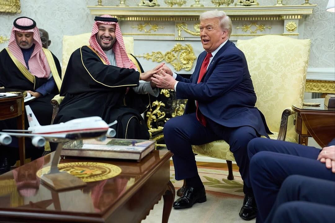 تصاویری ویژه از دیدار ترامپ و بن‌سلمان، ولیعهد عربستان