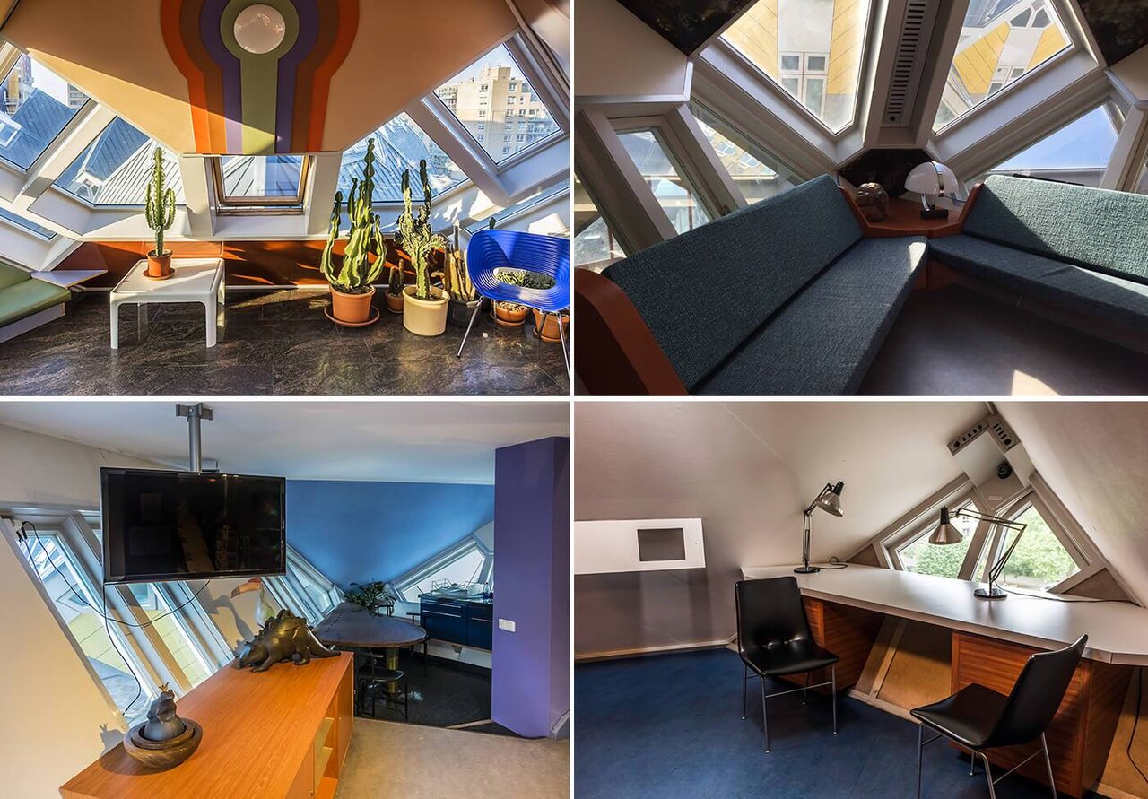 معماری عجیب خانه هایی در روتردام |‌ جنگلی از مکعب‌های معلق!