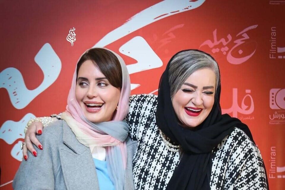 شیطنت‌های بامزه نعیمه نظام‌دوست در کنار الناز شاکردوست + تصاویر