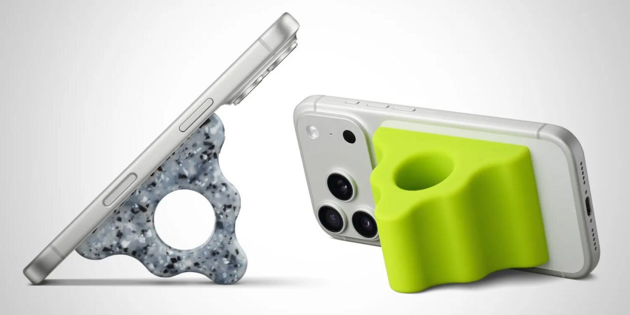 اپل از اکسسوری کاربردی و خلاقانه خود رونمایی کرد | یک پایه نگهدارنده امن برای آیفون