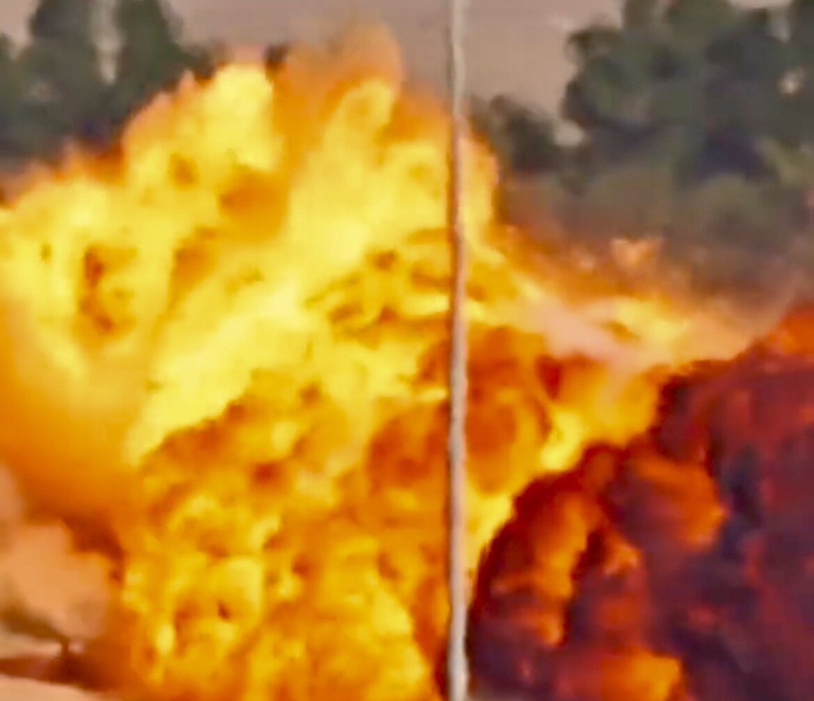 تصاویر بسیار نزدیک از سقوط جنگنده و مرگ دلخراش خلبان | چرا خلبان ایجکت نکرد؟ 