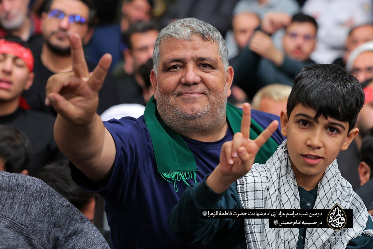 دومین شب مراسم عزاداری شهادت حضرت فاطمه سلام‌الله‌علیها با حضور رهبر انقلاب + تصاویر