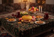روز دوم | ته‌چین مرغ و انار ؛ قرمزِ اصیل شب چله
