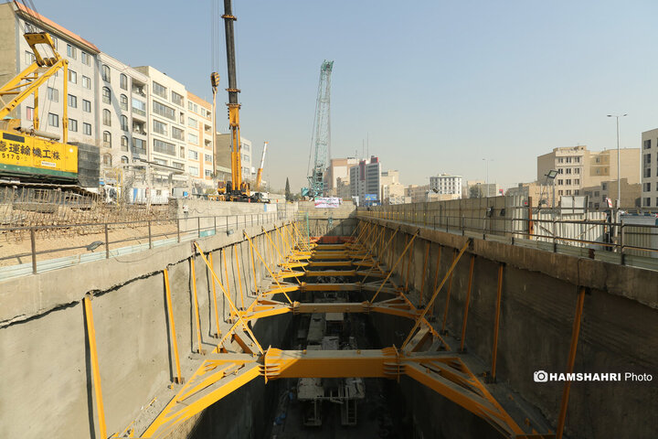 تکمیل دستگاه تی بی ام دوم ، خط 10 مترو