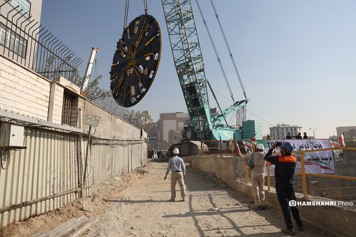 تکمیل دستگاه تی بی ام دوم ، خط 10 مترو