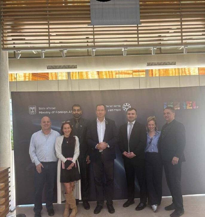 کاترین شکدم در وزارت خارجه اسرائیل | تصاویر