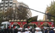مراسم تشییع ۳۰۰ شهید گمنام در سراسر کشور با حضور پرشور مردم + فیلم و  عکس