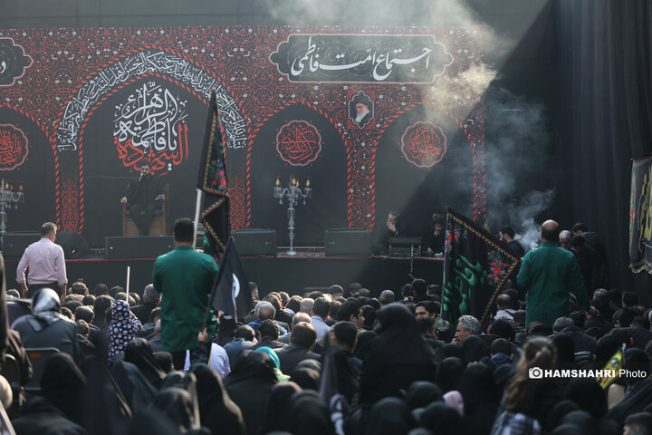 برگزاری اجتماع سوگواران حضرت زهرا (س) در شرق تهران