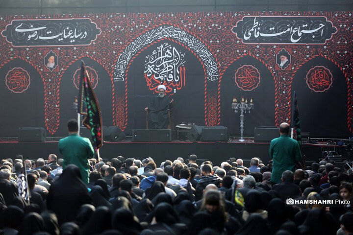 برگزاری اجتماع سوگواران حضرت زهرا (س) در شرق تهران