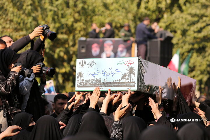 تشییع ۱۰۰ شهید گمنام دفاع مقدس