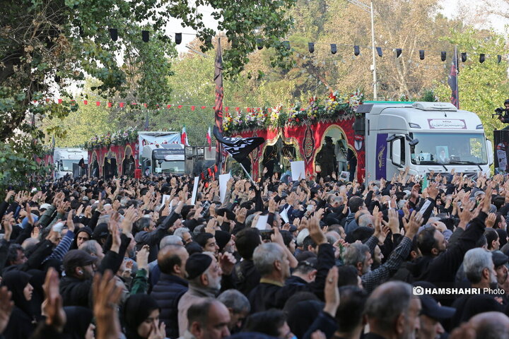 تشییع ۱۰۰ شهید گمنام دفاع مقدس