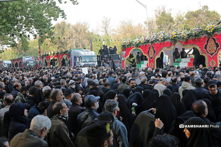 تشییع ۱۰۰ شهید گمنام دفاع مقدس