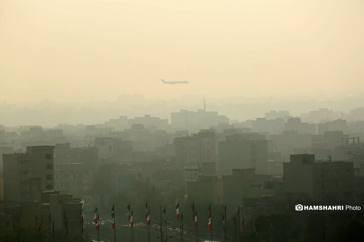 هشدار نارنجی آلودگی هوای تهران