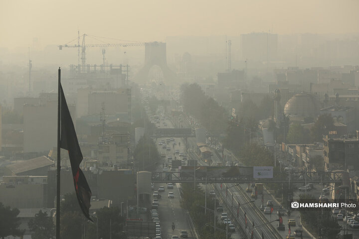 هشدار نارنجی آلودگی هوای تهران