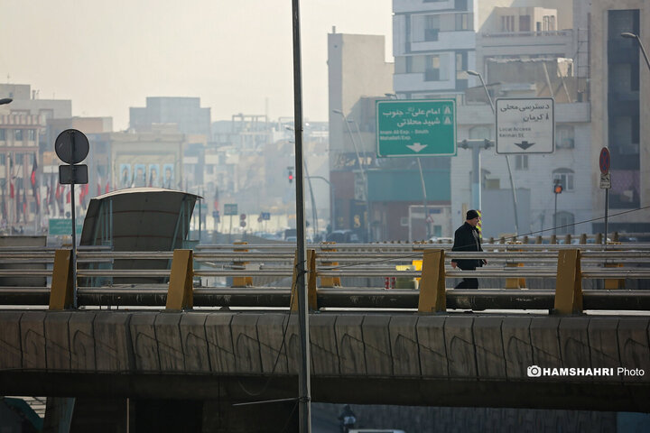 هشدار نارنجی آلودگی هوای تهران