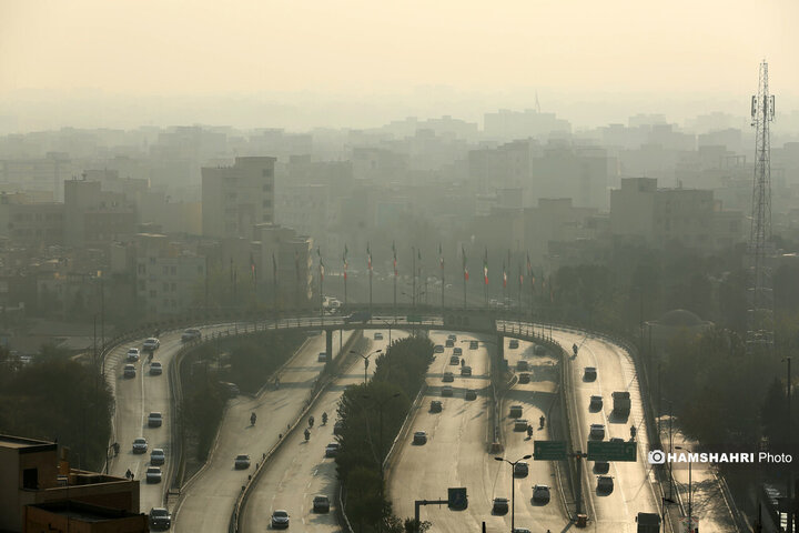 هشدار نارنجی آلودگی هوای تهران