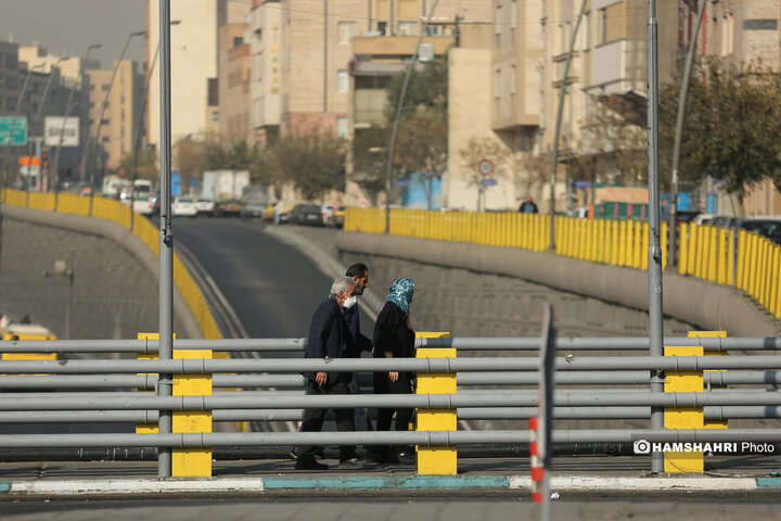 هشدار نارنجی آلودگی هوای تهران