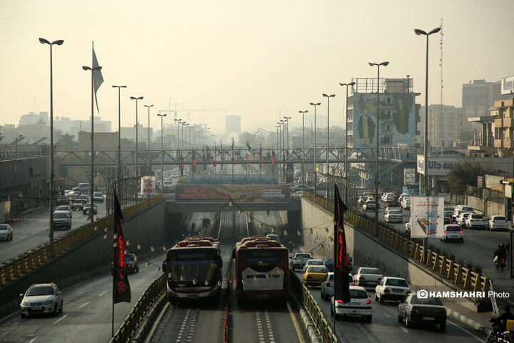 هشدار نارنجی آلودگی هوای تهران