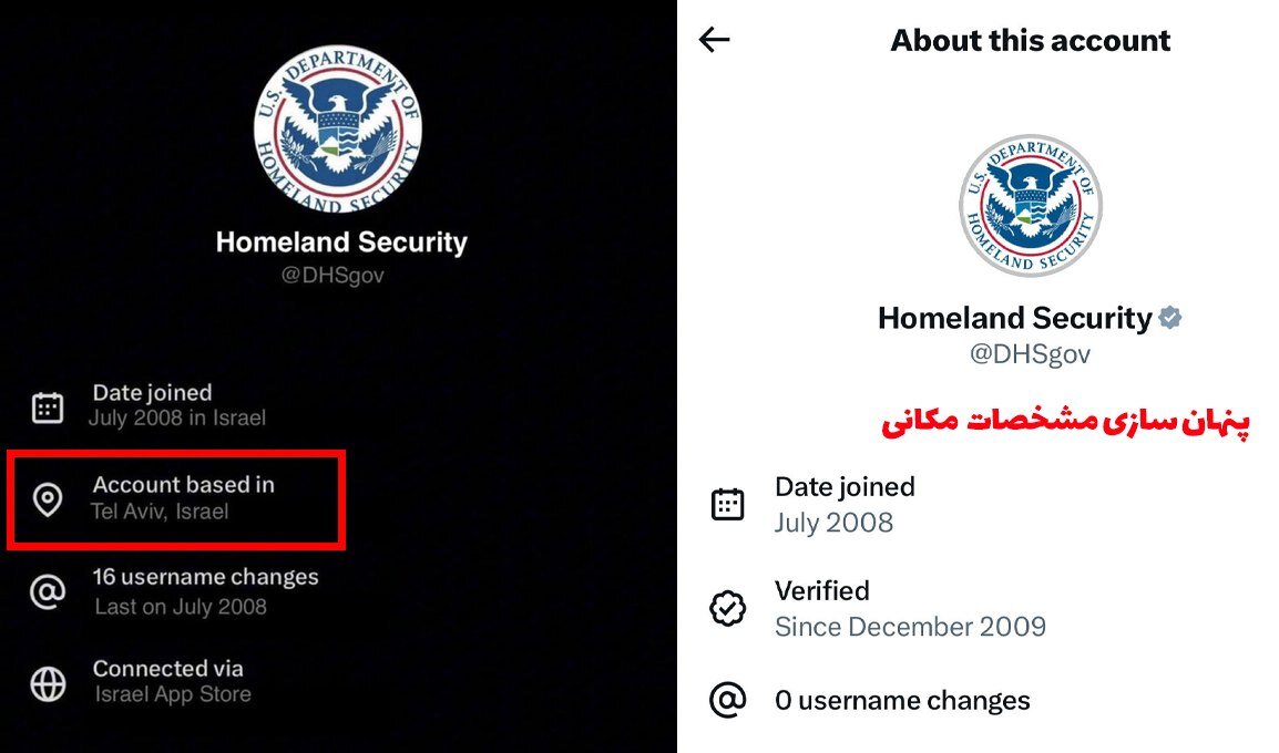 محل مدیریت اکانت امنیتی آمریکا لو رفت + تصاویر