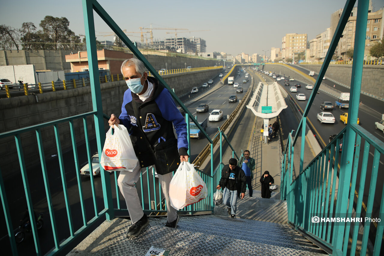 تداوم آسمان دودی شهرها | فقط باد و باران می‌ تواند کمک کند