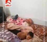 رفتار طنزآمیز پدر دامدار هنگام بیدار کردن فرزندش! | ویدئو