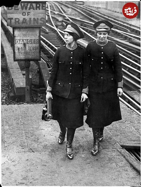 نگهبانان زن متروی لندن

