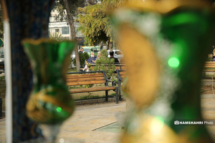 بازنمایی صحن انقلاب حرم رضوی در میدان نبوت