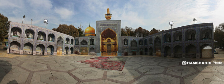 بازنمایی صحن انقلاب حرم رضوی در میدان نبوت