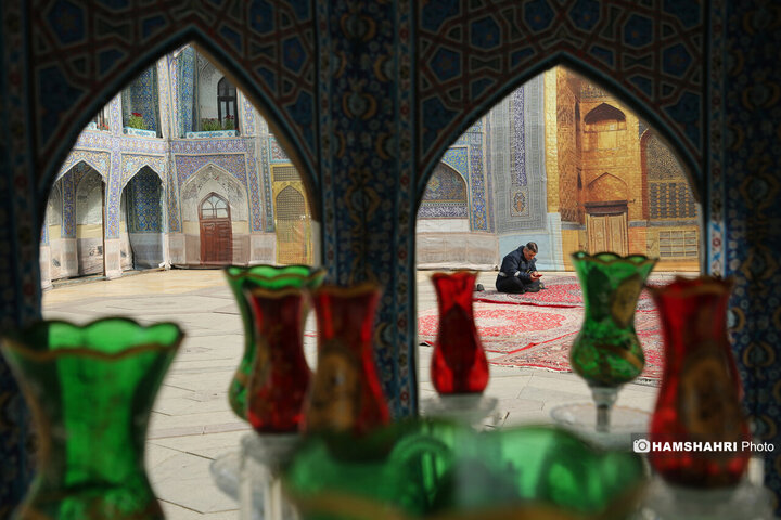 بازنمایی صحن انقلاب حرم رضوی در میدان نبوت