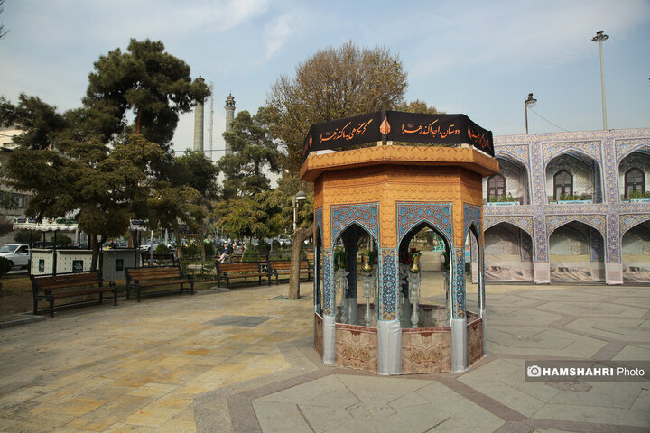 بازنمایی صحن انقلاب حرم رضوی در میدان نبوت