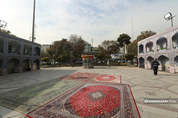 بازنمایی صحن انقلاب حرم رضوی در میدان نبوت