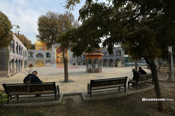 بازنمایی صحن انقلاب حرم رضوی در میدان نبوت