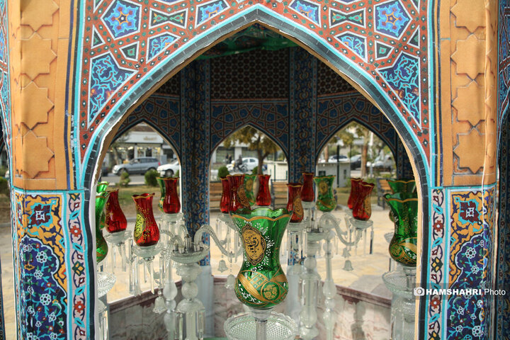 بازنمایی صحن انقلاب حرم رضوی در میدان نبوت