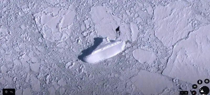 کشف جنجالی گوگل ارث؛ شیء ۴۰۰ فوتی مرموز! | عکس