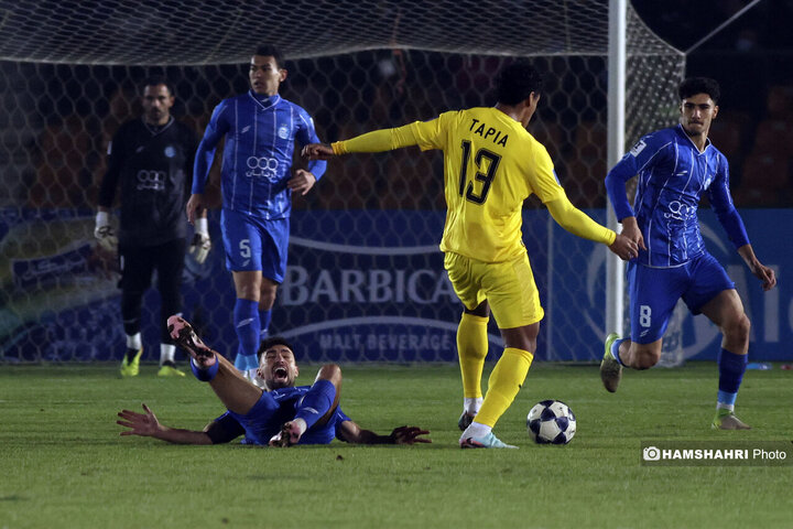 تساوی خانگی تیم استقلال مقابل تیم الوصل امارات