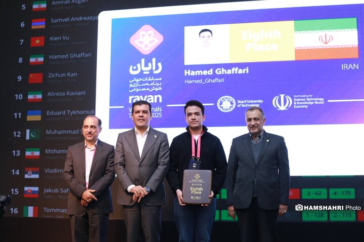 اختتامیه اولین دوره رقابت های بین المللی برنامه سازی و هوش مصنوعی رایان