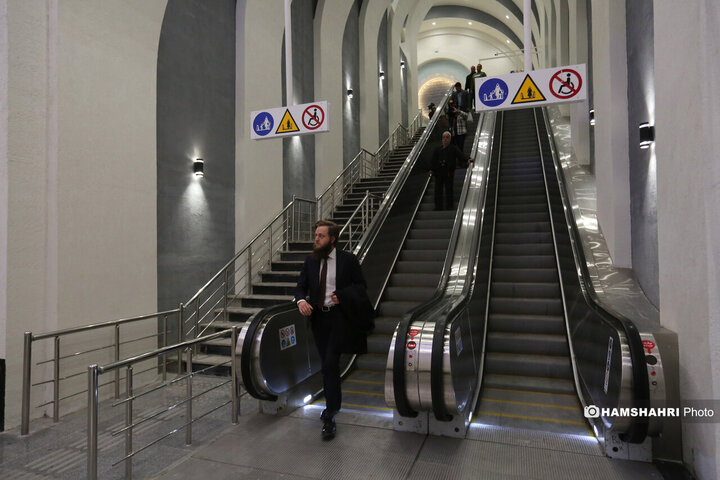 آیین بهره برداری از ایستگاه مترو مریم مقدس (س)