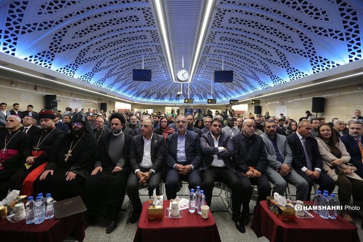 آیین بهره برداری از ایستگاه مترو مریم مقدس (س)