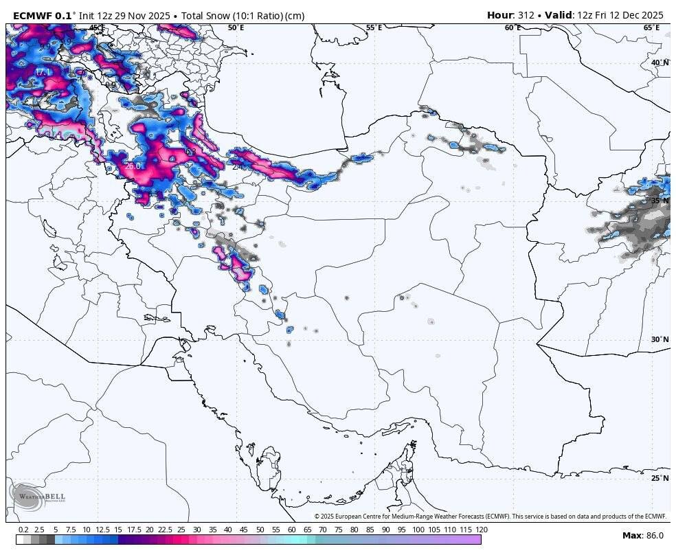 عجب الگوی بارشی جذابی؛ وقوع بارش های گسترده و فراوان در نیمی از ایران