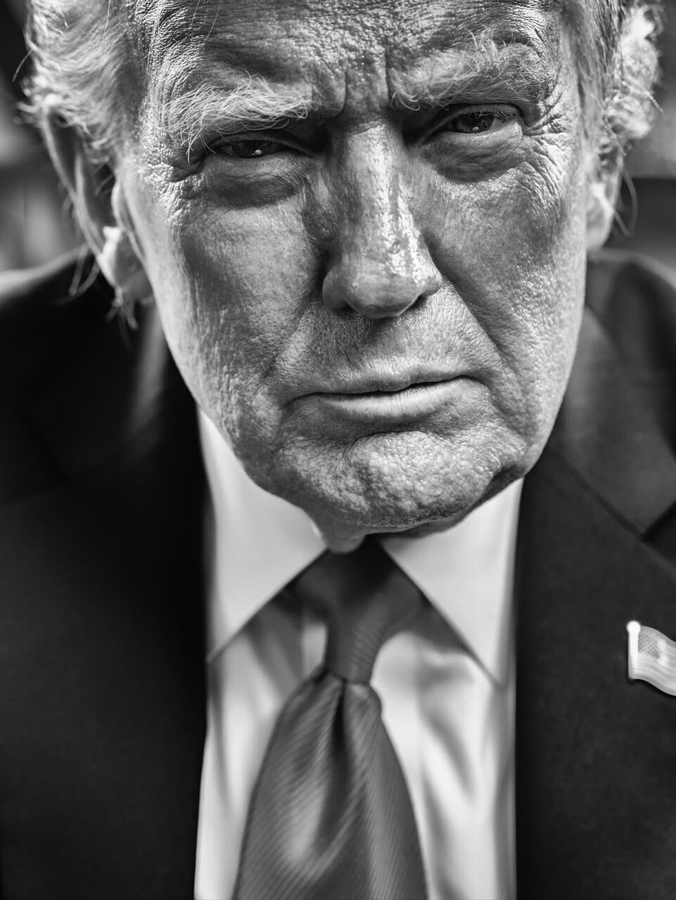 ترسناک‌ترین تصویر ثبت شده از دونالد ترامپ  |  ژست معنادار مستر پرزیدنت یا چهره واقعی او؟!