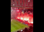 تصاویری از هولناک ترین آتش بازی در استادیوم | ویدئو