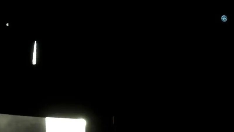 نمایی جادویی از زمین و ماه کنار هم | عکس