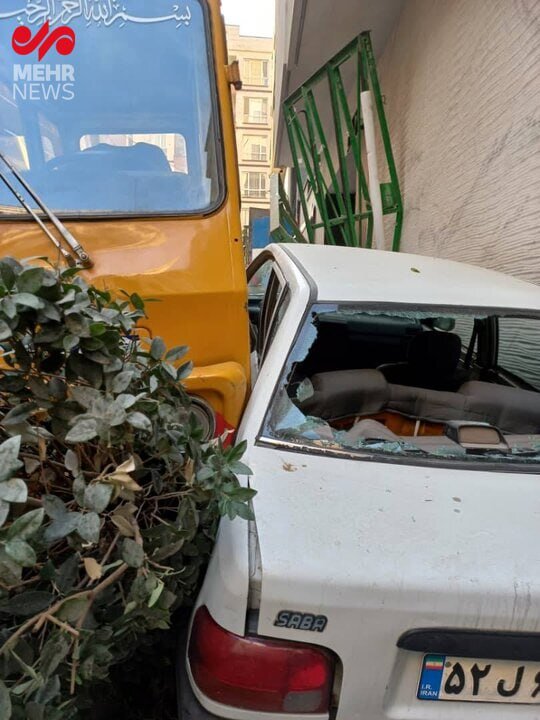 حرکت ناگهانی و مرگبار جرثقیل در خیابان شریعتی تهران فاجعه آفرید | تصاویر