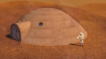 اولین پناهگاه‌های انسانی در مریخ چگونه ساخته می‌شود؟