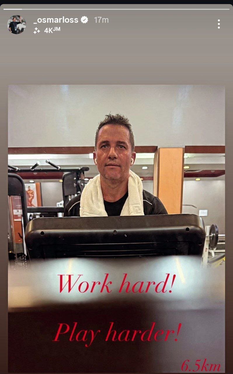 شش و نیم کلیومتر! | استوری خاص اوسمار ویرا در آستانه دربی + عکس