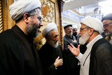 از علیرضا پناهیان و احمد خاتمی تا علی خمینی در مراسم پسر حجت الاسلام صدیقی در قم | مهدی رسولی هم مداحی کرد