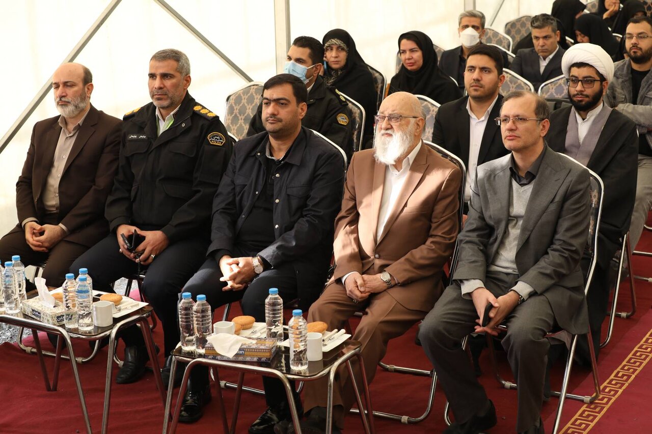 نماد شهدای اقتدار در بزرگراه هاشمی رفسنجانی نمایان شد+ تصاویر